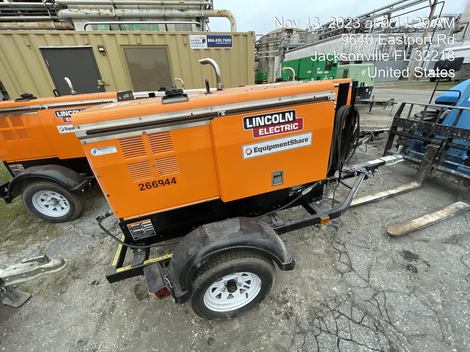 2022 Lincoln Electric LE400 Kubota V1505, Trlr, Cable Rack, Light Kit, ES Decals, T3