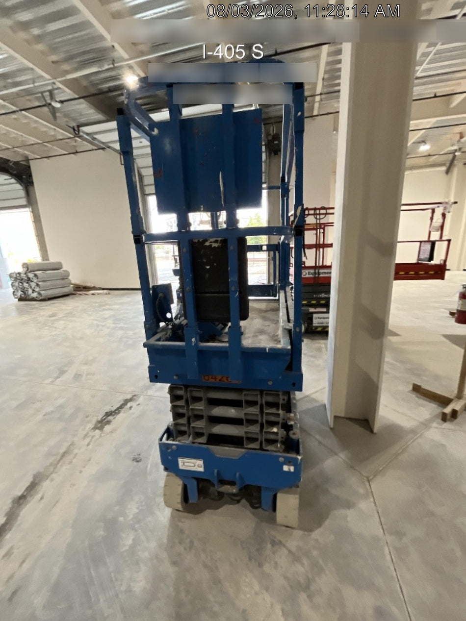 2020 Genie GS-1930 Solid Non Marking Tires, Beacon, Folding rails with half height swing gate, 800W Inverter