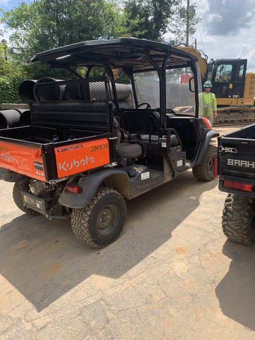 2022 Kubota RTV-X1140W-H Plastic Canopy, Windshield Acrylic Clear, LED Strobe Light, Wire Harness Kit, Back up Alarm