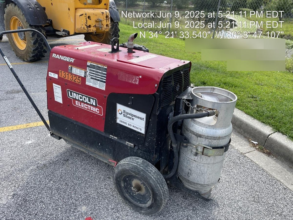 2021 Lincoln Electric Ranger 305 LPG K3430-1, Ranger 305 LPG, Undercarriage, Tank Holder & Strap, 10kw AC Gen, 25hp Kohler LPG Eng
