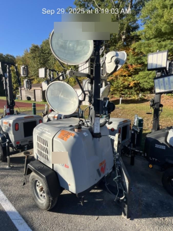 2019 Wacker Neuson LTV6L-MH Wacker Neuson LTV6L Mobile Light Tower w/Fuel Level Sensor Installed
