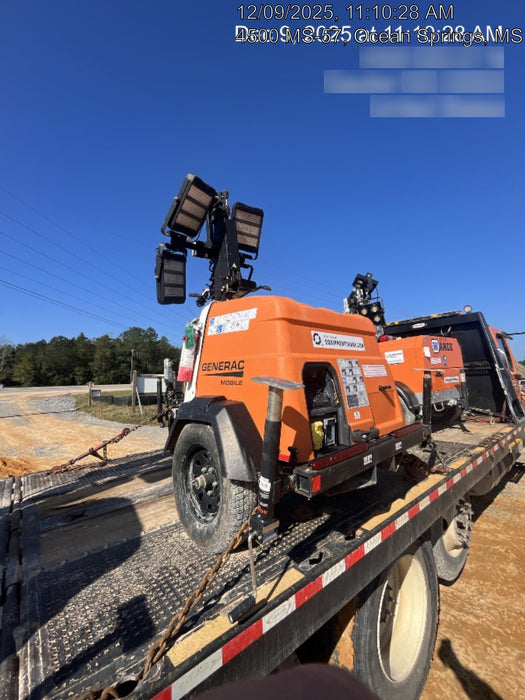 2023 Generac MLT2 Diesel, Flex Switch 120V Input, Powerzone Controller, 
(4) 320W LED Lights, 4kW Generator, 39.9 Gal Fuel Tank, 2" Ball, T3