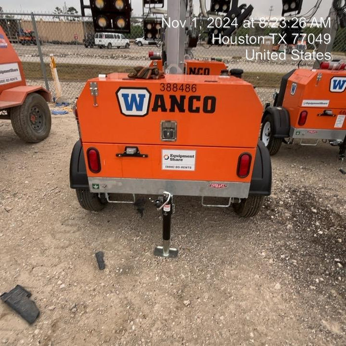 2024 Wanco WLTT-4MM4K Diesel, Deep Sea Controller, Shore Power Plug, Auto Start, (4) 350W LED Floodlights, 4kW Generator, 60 Gal Fuel Tank, 2" Ball, T3