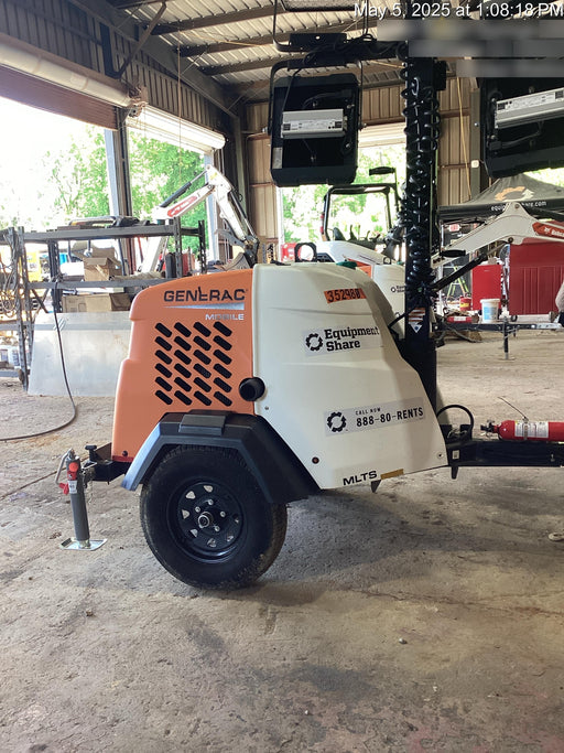 2023 Generac MLT2 Diesel, Flex Switch 120V Input, Powerzone Controller, (4) 320W LED Lights, 4kW Generator, 39.9 Gal Fuel Tank, 2" Ball, T3