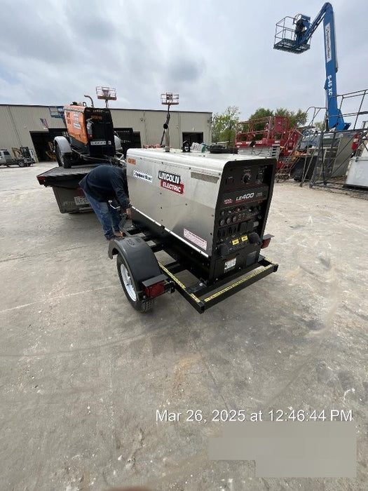 2024 Lincoln Electric LE400 Kubota V1505, Trlr, Cable Rack, Light Kit, ES Decals, T3