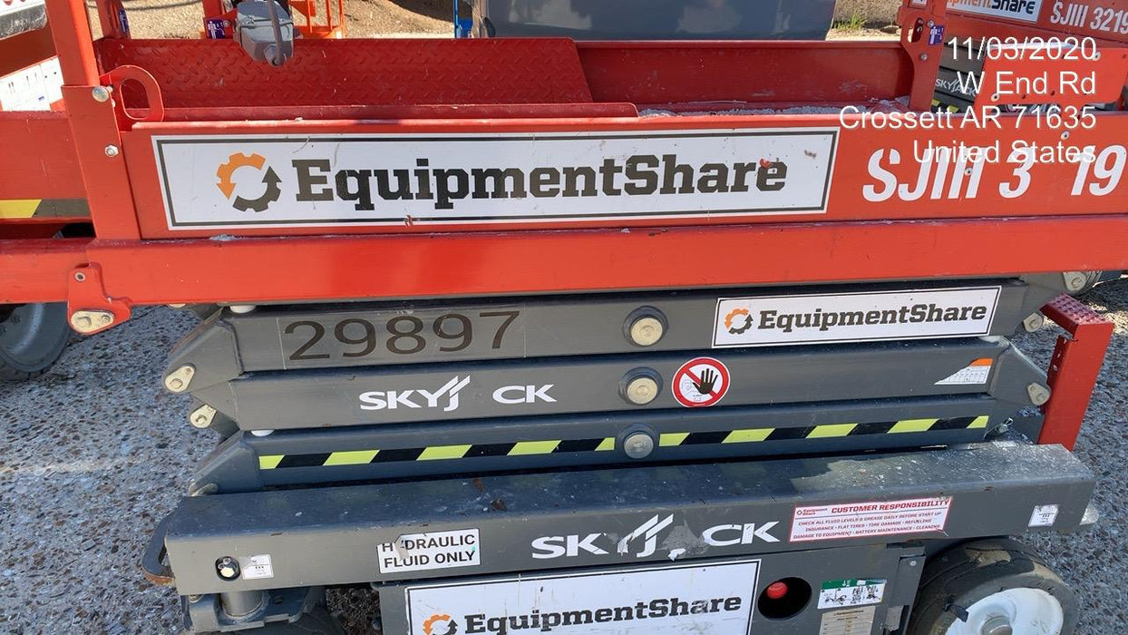 2019 Skyjack SJIII-3219 Standard w/Trojan Batteries