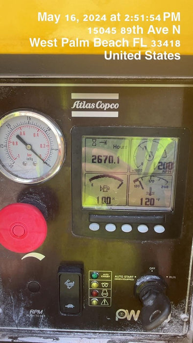 2020 ATLAS COPCO PAS 150 HF CS Enclosed