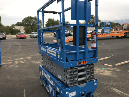 2020 Genie GS-1930 Solid Non Marking Tires, Beacon, Folding rails with half height swing gate, 800W Inverter