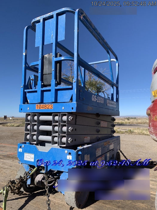 2020 Genie GS-1930 Fixed rails with chain entry gate - Pre A92.20