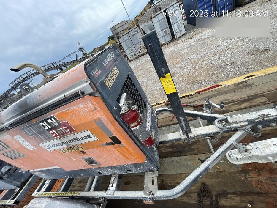 2022 Lincoln Electric LE400 Kubota V1505, Trlr, Cable Rack, Light Kit, ES Decals, T3