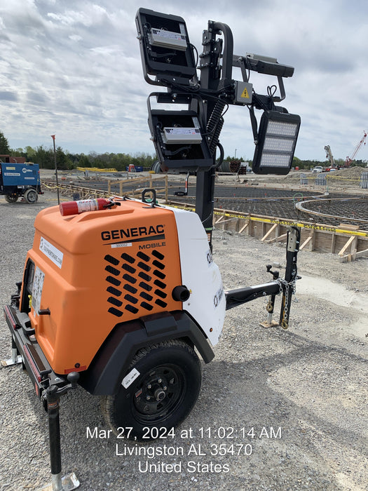 2024 Generac MLT2 Diesel, Flex Switch 120V Input, Powerzone Controller, 
(4) 320W LED Lights, 4kW Generator, 39.9 Gal Fuel Tank, 2" Ball, T3