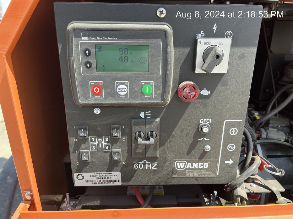 2024 Wanco WLTT-4MM4K Diesel, Deep Sea Controller, Shore Power Plug, Auto Start, (4) 350W LED Floodlights, 4kW Generator, 60 Gal Fuel Tank, 2" Ball, T3