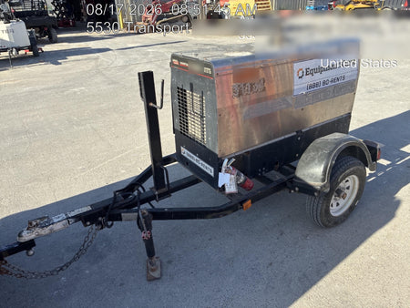2019 Lincoln Electric Vantage 322 Welder Ready-Pak 3, Two wheel trailer, Fender and Light kit, Cable Rack