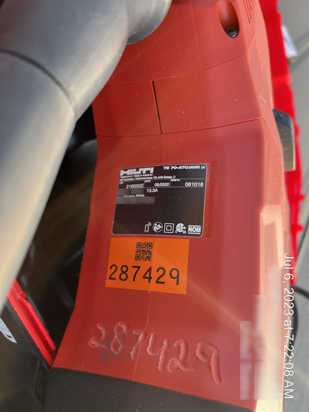2023 HILTI TE 70-ATC/AVR
