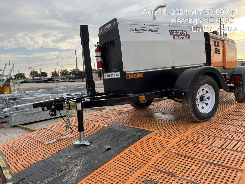 2024 Lincoln Electric LE400 Kubota V1505, Trlr, Cable Rack, Light Kit, ES Decals, T3