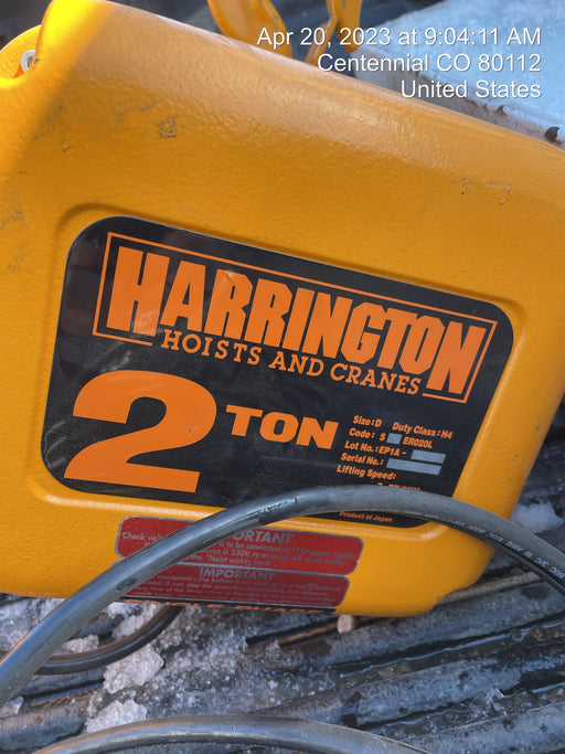 2022 HARRINGTON SNER020L