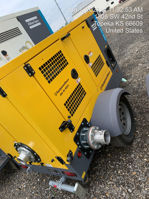 2021 ATLAS COPCO PAS 100 HF CS Enclosed