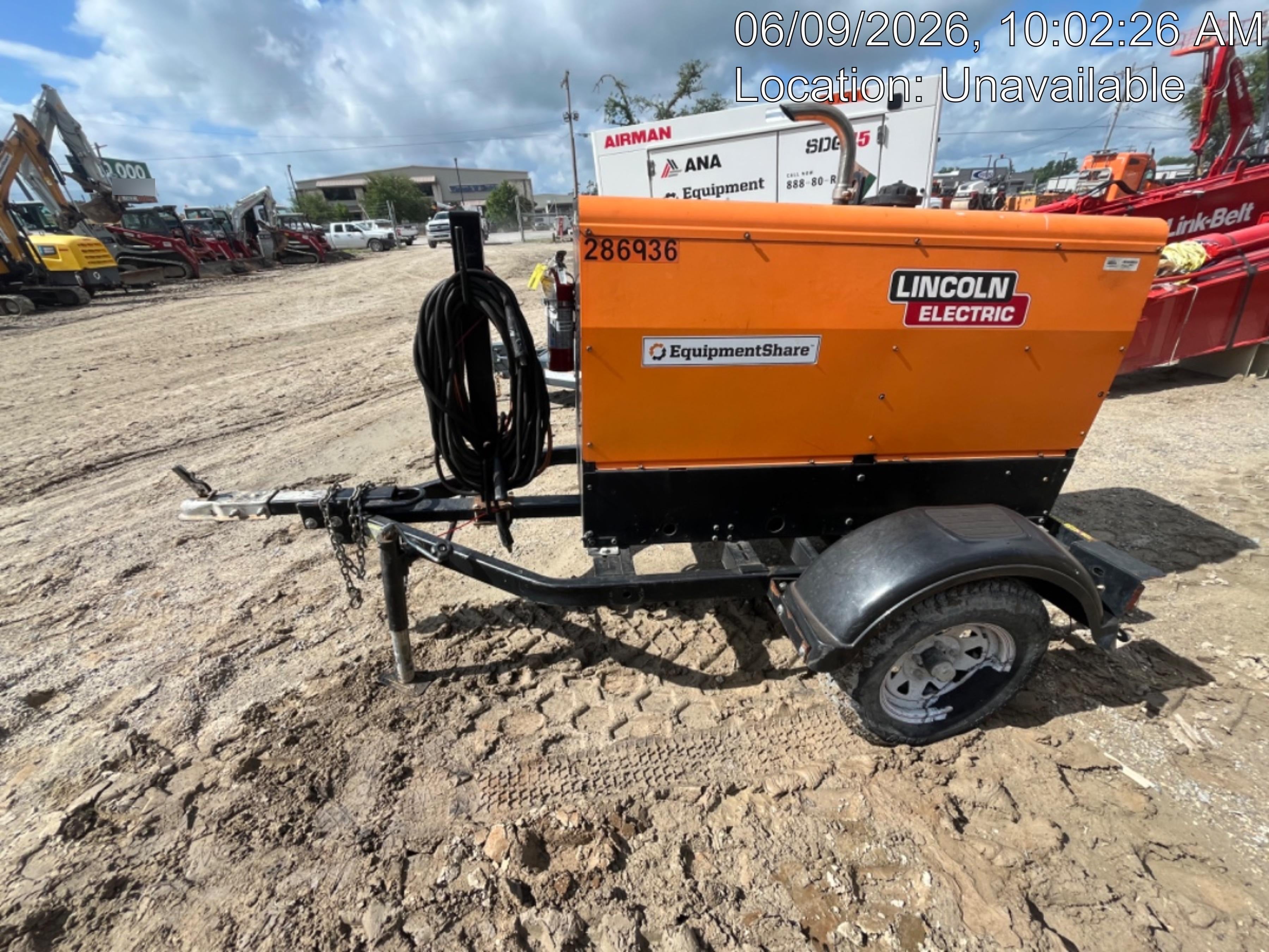 2022 Lincoln Electric LE400 Kubota V1505, Trlr, Cable Rack, Light Kit, ES Decals, T3