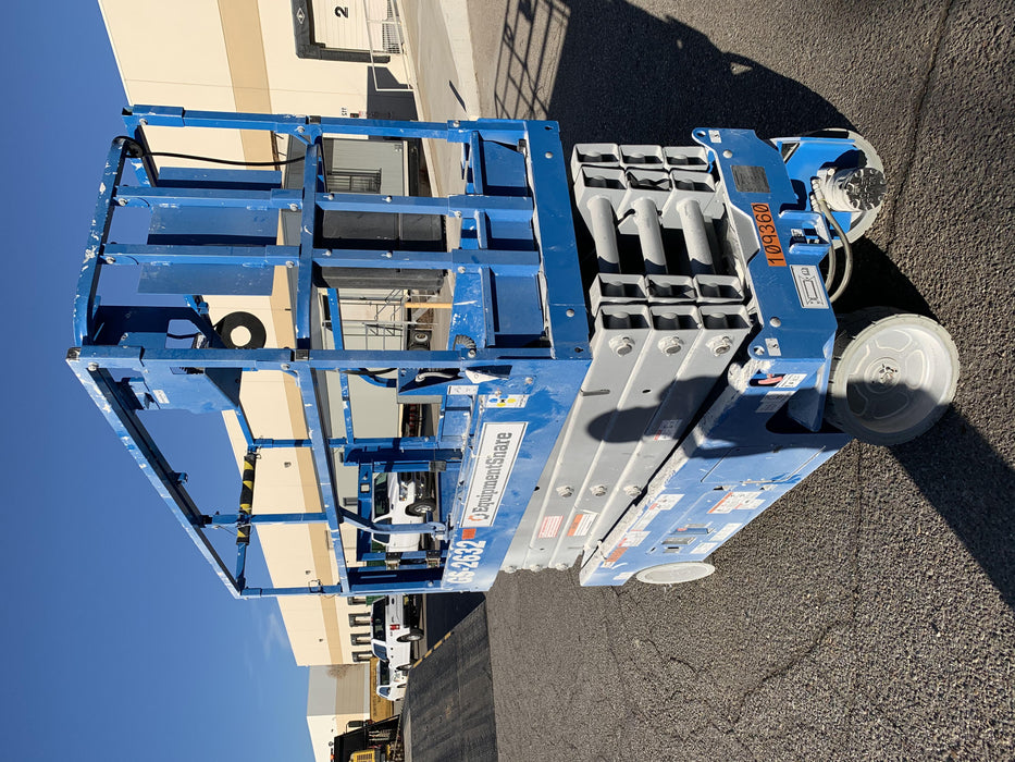 2020 Genie GS-2632 Solid NM Tires, Folding Rails with Half-Height Swing Gate, Beacon