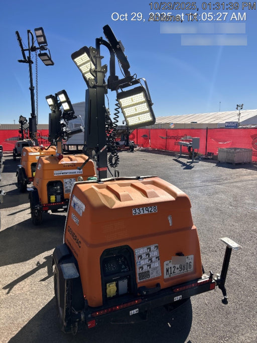 2023 Generac MLT2 Diesel, Flex Switch 120V Input, Powerzone Controller, (4) 320W LED Lights, 4kW Generator, 39.9 Gal Fuel Tank, 2" Ball, T3