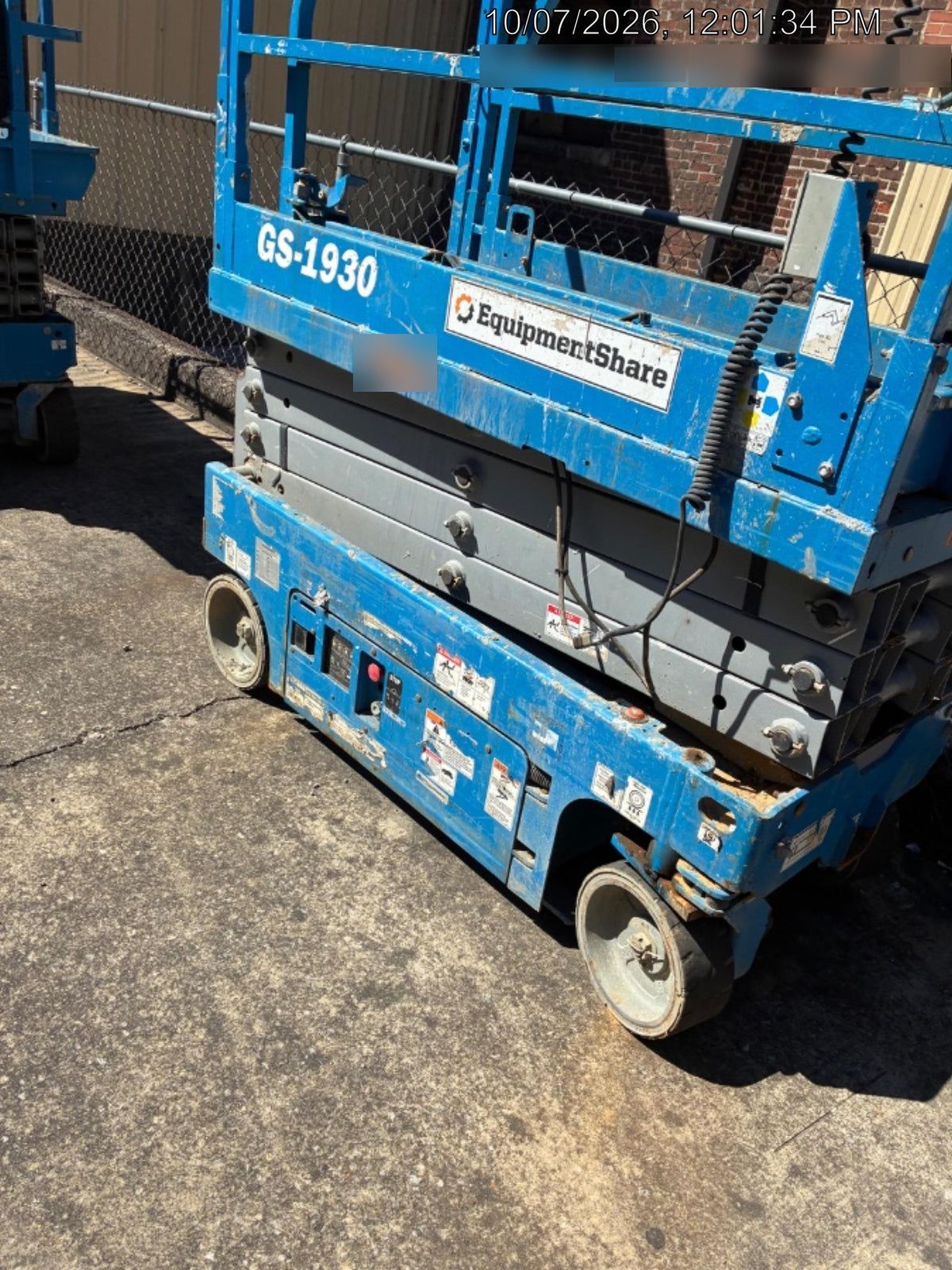 2020 Genie GS-1930 Fixed rails with chain entry gate - Pre A92.20