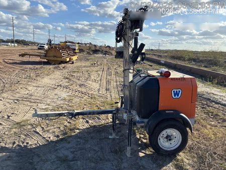 2024 Wanco WLTT-4MM4K Diesel, Mitsubishi L2E, 9.0HP @1800 rpm, Deep Sea Controller, Shore Power Plug, Auto Start, (4) 350W LED Floodlights, 4kW Generator, 60 Gal Fuel Tank, 2" Ball, T3