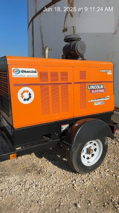 2021 Lincoln Electric Vantage 549X Ready Pak 3, ORANGE (includes trailer, cable rack, fender light kit)