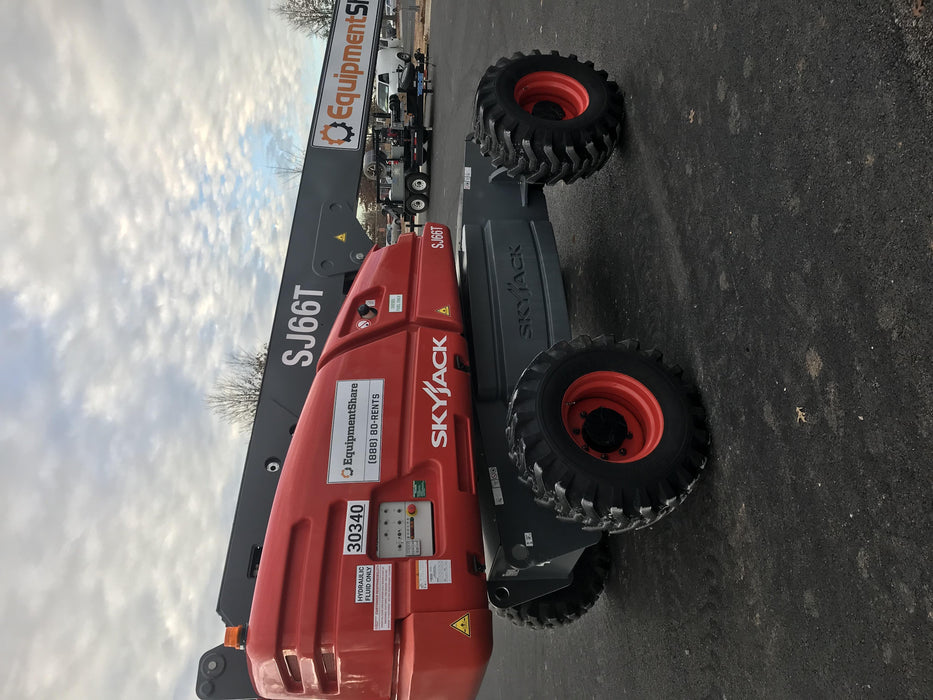 2019 Skyjack SJ66T Diesel, Foam Filled Tires, Welder Ready Package, Beacon