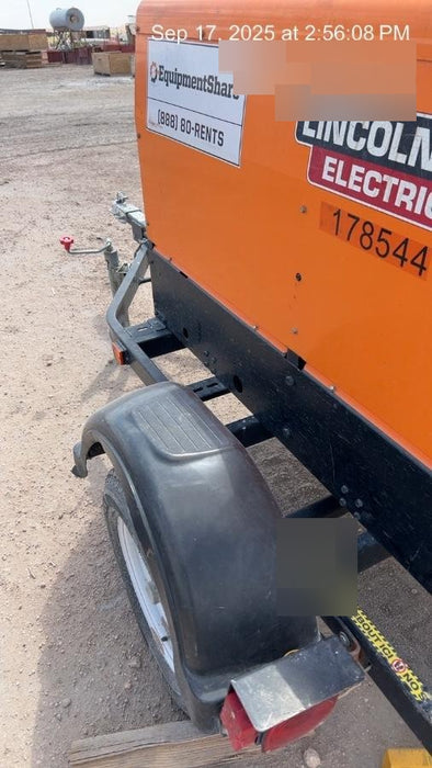 2021 Lincoln Electric Vantage 322 Vantage 322 Ready Pak 3 w/ Decals, ORANGE (includes trailer, cable rack, fender light kit) NO Telematics