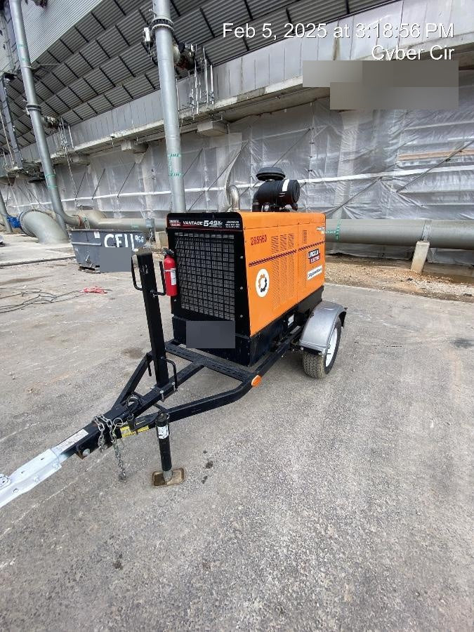 2022 Lincoln Electric Vantage 549X Crosslink Technology, Trailer Mounted, ES Decals, T3