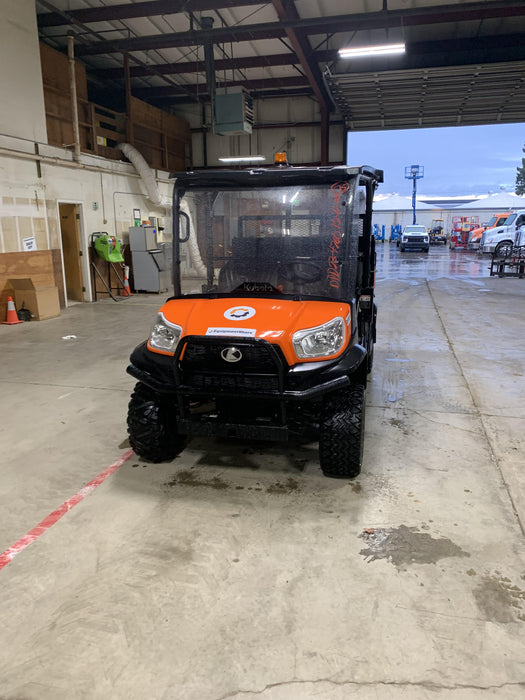 2022 Kubota RTV-X1140W-H Plastic Canopy, Windshield Acrylic Clear, LED Strobe Light, Wire Harness Kit, Back up Alarm