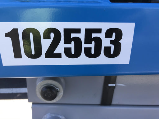 2020 Genie GS-1930 Solid Non Marking Tires, Beacon, Folding rails with half height swing gate, 800W Inverter