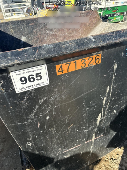 2024 STAR INDUSTRIES M-1820 - Self-Dump Hopper