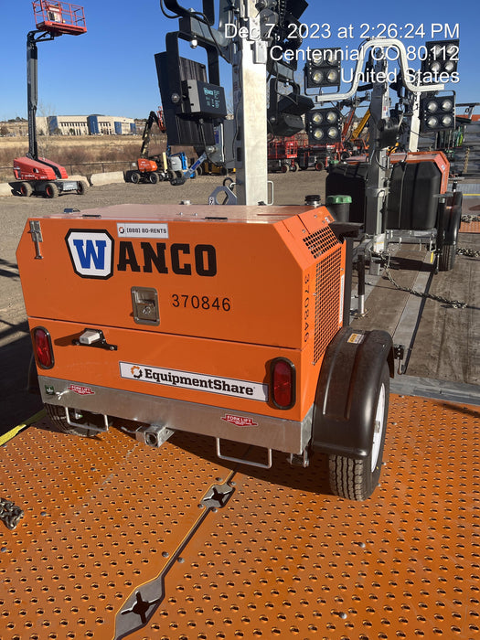 2023 Wanco WLTT-4MM4K Diesel, Deep Sea Controller, Shore Power Plug, Auto Start, (4) 350W LED Floodlights, 4kW Generator, 60 Gal Fuel Tank, 2" Ball, T3