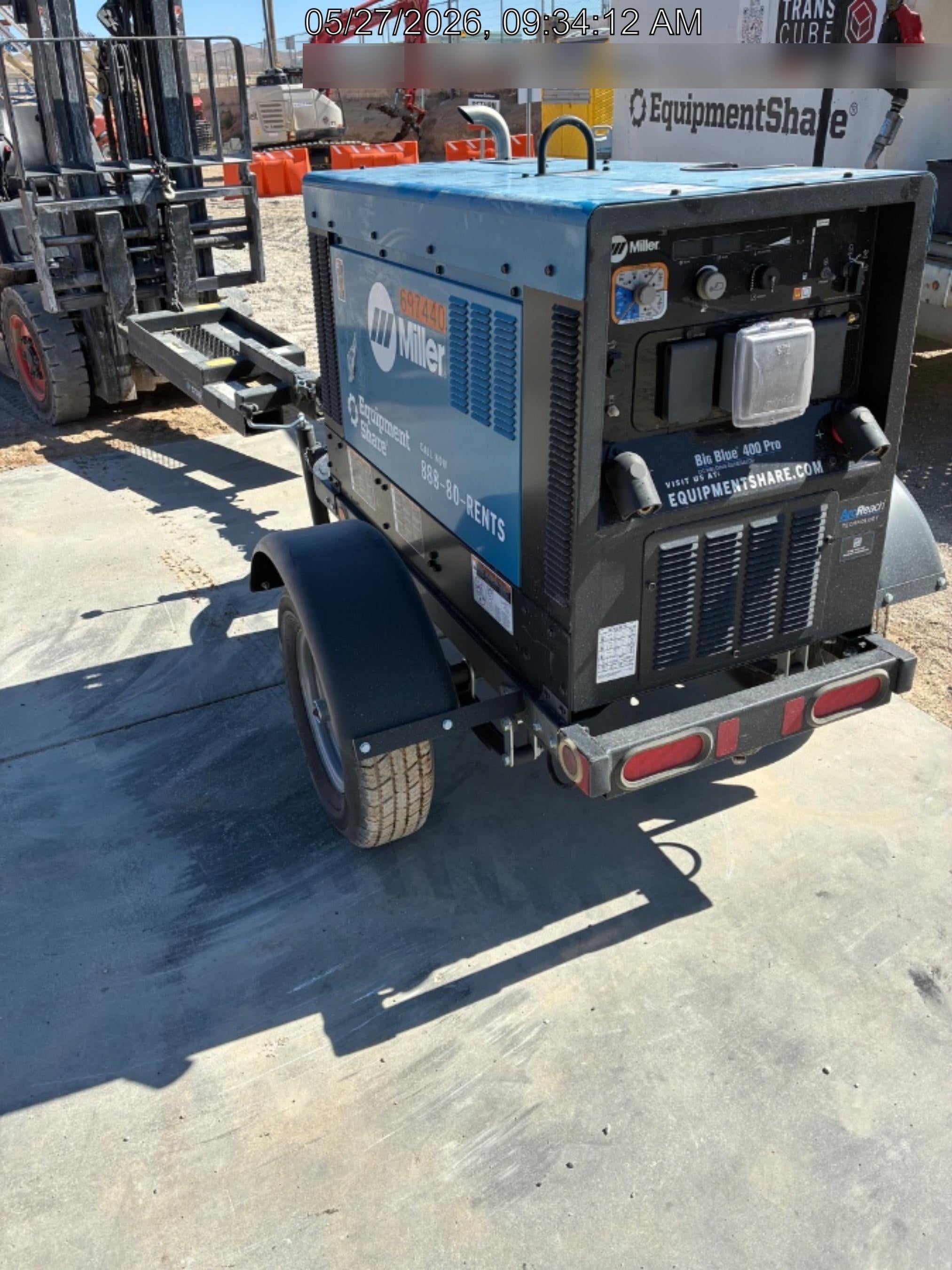 2026 MILLER ELECTRIC BIG BLUE 400