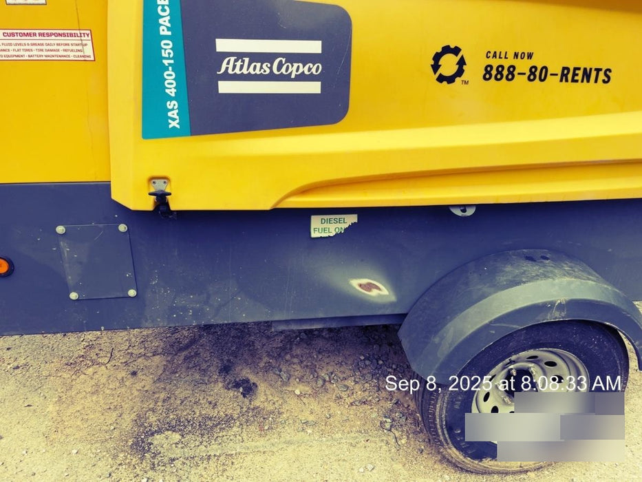 2023 ATLAS COPCO XAS 400-150 PACE
