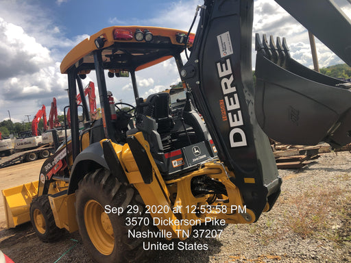 2020 John Deere 310LEP Canopy, 4WD, Standard Stick, Pilot Controls, 2 Way Hydraulics, TAG Manual QC