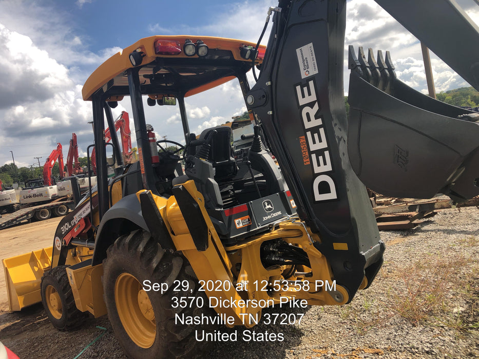 2020 John Deere 310LEP Canopy, 4WD, Standard Stick, Pilot Controls, 2 Way Hydraulics, TAG Manual QC