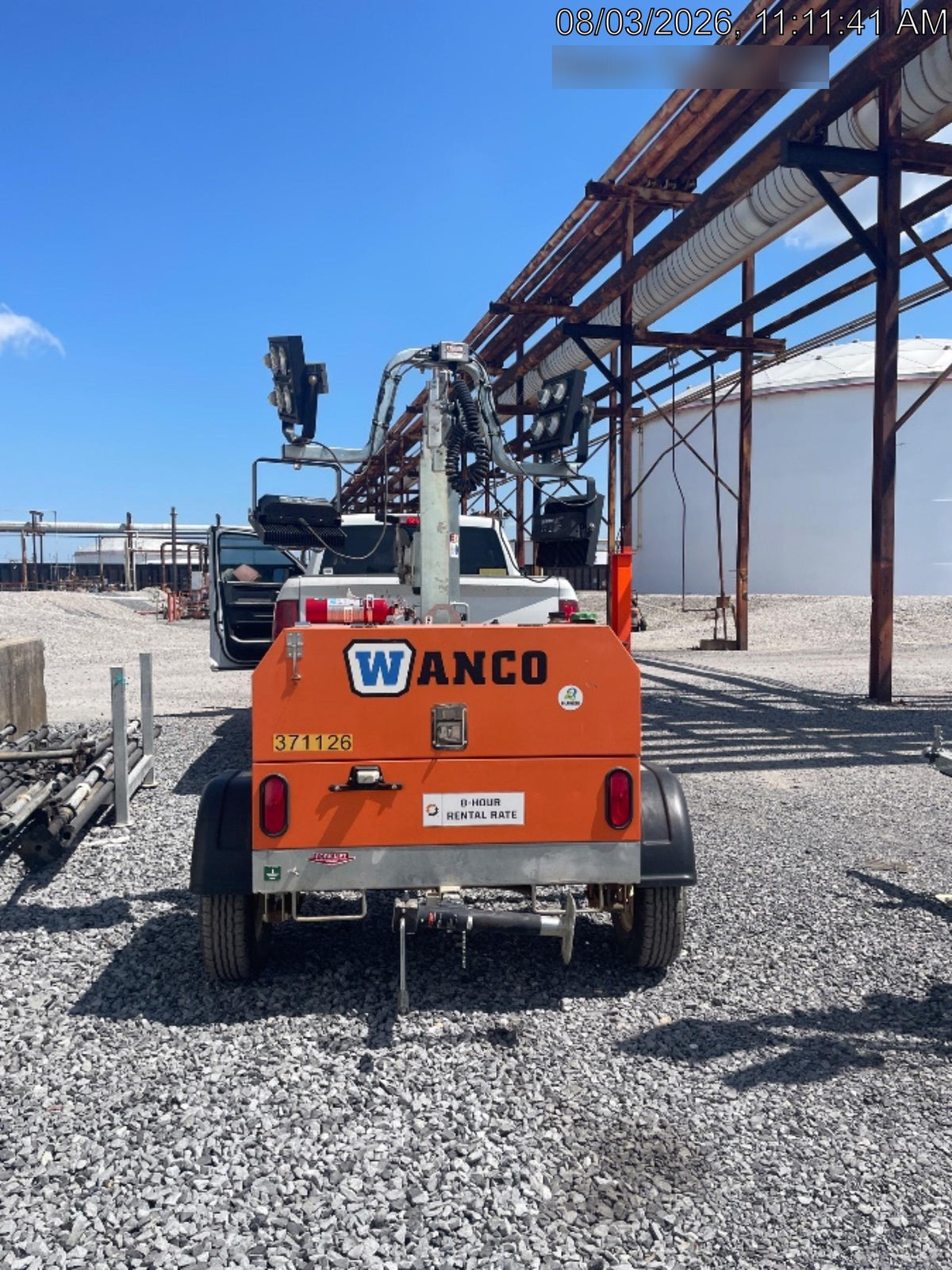 2023 Wanco WLTT-4MM4K Diesel, Deep Sea Controller, Shore Power Plug, Auto Start, (4) 350W LED Floodlights, 4kW Generator, 60 Gal Fuel Tank, 2" Ball, T3