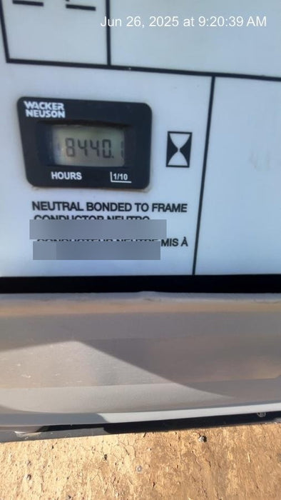 2018 Wacker Neuson LTV6L-MH Wacker Neuson LTV6L Mobile Light Tower w/Fuel Level Sensor Installed