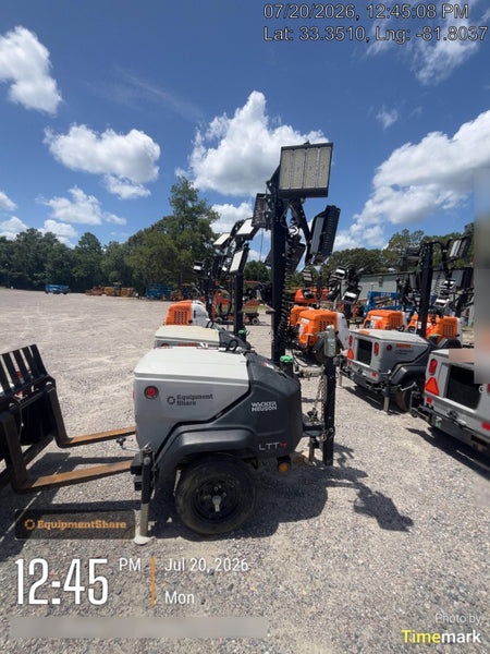 2024 Wacker Neuson LTT4 Diesel, Kohler KDW702, Deep Sea Controller, Auto Start, LED 320W, Bypass Outlet, T3