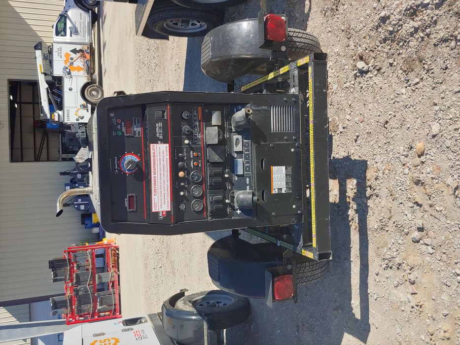 2019 Lincoln Electric Vantage 322 Welder Ready-Pak 3, Two wheel trailer, Fender and Light kit, Cable Rack
