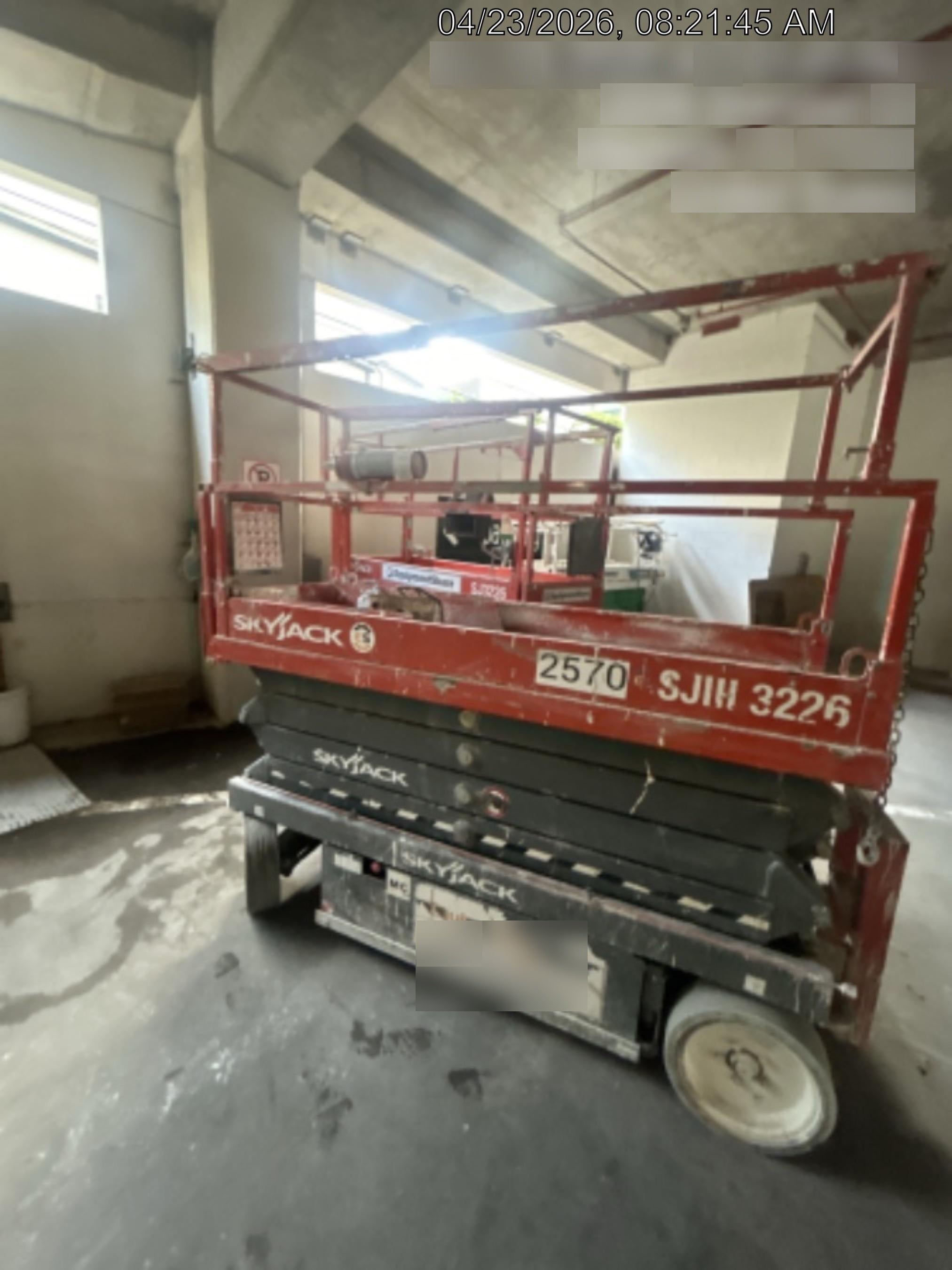 2016 Skyjack SJIII-3226 Standard Options