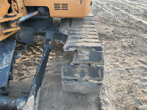 2015 Case CX80C CLOSED CAB, A/C, RUBBER TRACKS PADS, 7'-2" ARM