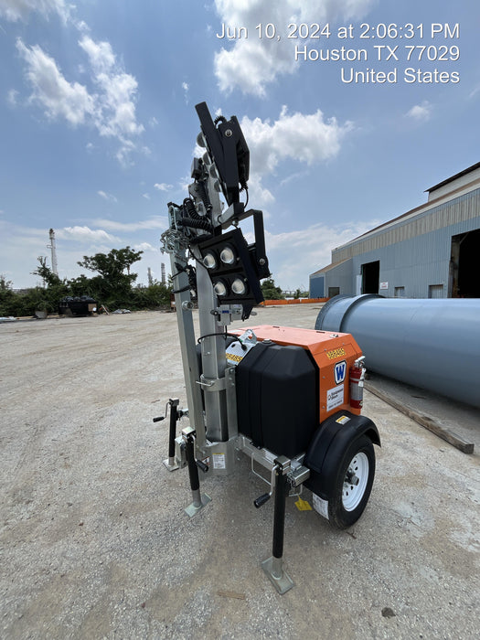 2024 Wanco WLTT-4MM4K Diesel, Deep Sea Controller, Shore Power Plug, Auto Start, (4) 350W LED Floodlights, 4kW Generator, 60 Gal Fuel Tank, 2" Ball, T3