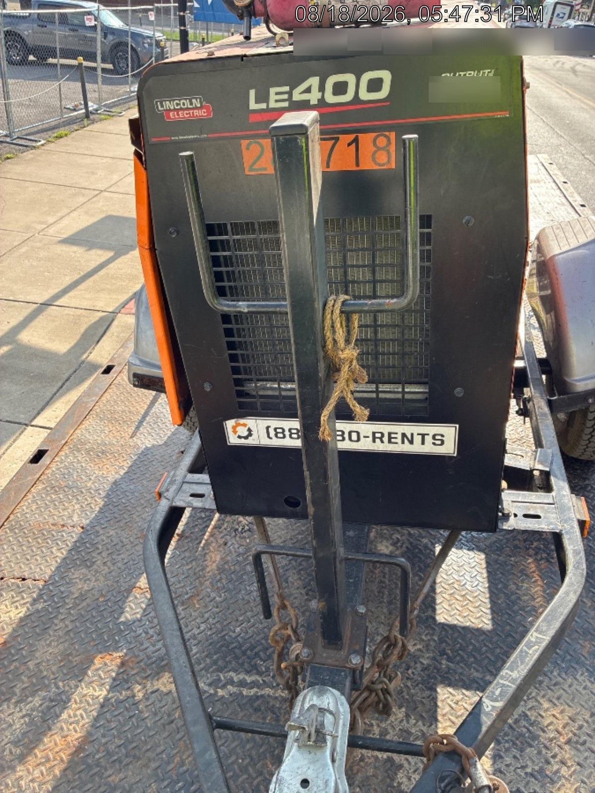 2022 Lincoln Electric LE400 Kubota V1505, Trlr, Cable Rack, Light Kit, ES Decals, T3