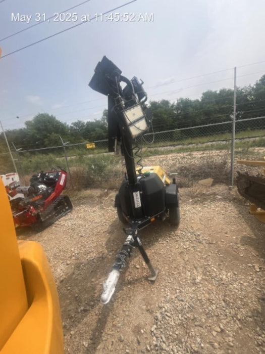 2022 Allmand NLV3GR (4) LED Light Fixture 350W, 23' Vertical Mast, 3kW Prime, Towable, Deep Sea L401, Leveling Jacks, Yanmar T4F 5.8hp