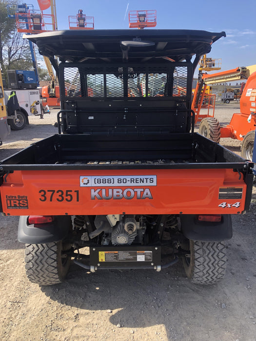 2019 Kubota RTV-X1140 4wd Utility Cart, LED Strobe, Windshield Tempered Glass, Plastic Canopy, Wire Harness Kit, Backup Alarm
