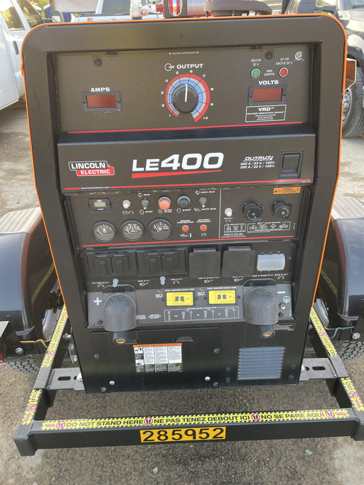 2022 Lincoln Electric LE400 Kubota V1505, Trlr, Cable Rack, Light Kit, ES Decals, T3