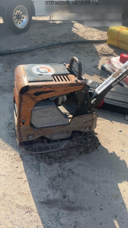 2023 Multiquip MV308GH Honda GX270, 18" Plate, Tachometer